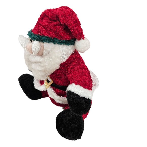 Sugar Loaf Santa Clause Stuffed Animal Plush Christmas Holiday Decor Toy Fuzzy - Picture 3 of 9